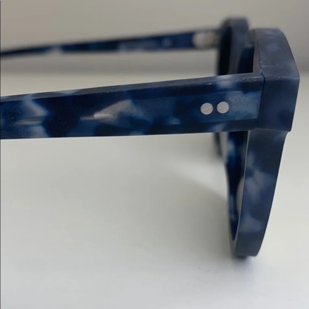 Komono Renee Sunglasses Matte Indigo Demi navy tortoise reflective